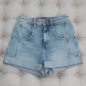 BDG Blue Jean Shorts High-Waisted Casual